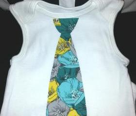 Iron on onesie with tie/perfect for easter